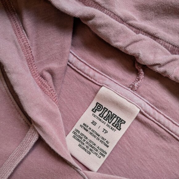 ⭐ Victoria's Secret PINK hooded light-weight tee top XS - Picture 5 of 14